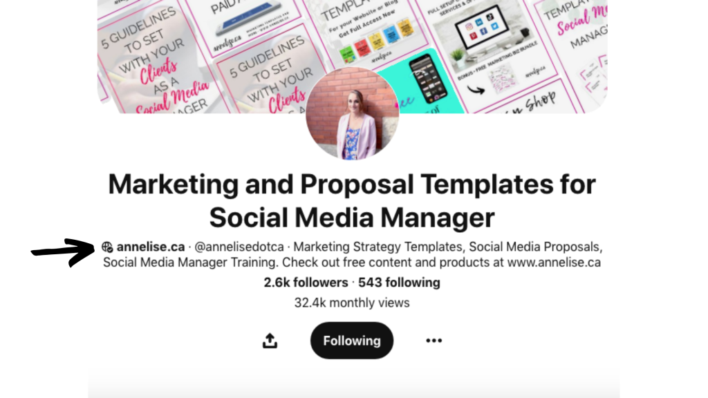 Marketing and Proposal Template for Social Media Manager
